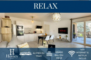 HOMEY RELAX - New - Aux portes de Genève - Balcon privé - Appartement avec 2 chambres